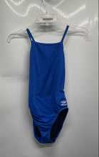 Load image into Gallery viewer, Speedo Womens Blue Sleeveless Endurance Swimwear One-Piece Swimsuit Size 30
