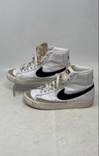 Load image into Gallery viewer, Nike Womens Blazer Mid 77 CZ1055-100 White Black Lace-Up Sneakers Shoes Size 6
