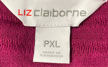 Load image into Gallery viewer, Liz Claiborne Womens Purple Long Sleeve Round Neck Pullover Sweater Size PXL
