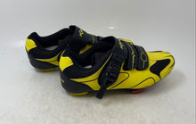 Load image into Gallery viewer, Kescoo Unisex Yellow Black Adjustable Straps 3 Bolt Cycling Shoes Size EUR 41
