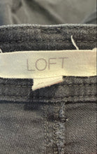 Load image into Gallery viewer, Loft Womens Black Denim Dark Wash Stretch Pockets Skinny Leg Jeans Size 4P
