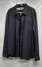 Load image into Gallery viewer, Calvin Klein Mens Gray Striped Non-Iron Long Sleeve Button-Up Shirt Size XXL
