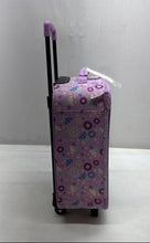 Load image into Gallery viewer, Disney Frozen Kids Multicolor Floral Anna Elsa And Olaf Rolling Travel Suitcase
