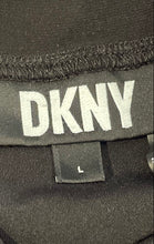 Load image into Gallery viewer, DKNY Womens Black Long Sleeve Crew Neck Pullover Blouse Top Size Large
