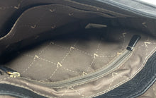 Load image into Gallery viewer, Vince Camuto Womens Izzi Black Suede And Leather Tassel Crossbody Purse
