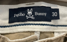 Load image into Gallery viewer, Psycho Bunny Mens Khaki Slash Pockets Flat Front Harry Slim Chino Pants Size 30

