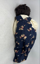 Load image into Gallery viewer, Heritage Mint Blue Overalls Bear Print Brown Hair Classic Collector Doll
