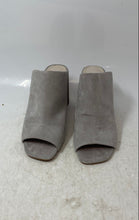Load image into Gallery viewer, Kenneth Cole Womens Karolina Gray Open-Toe Slip-On Block Mule Heels Size 6
