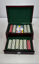 Load image into Gallery viewer, Multicolor Chips Playing Cards And Dealer Buttons Poker Game Set With Case

