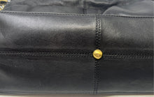 Load image into Gallery viewer, Sorial Womens Black Leather Double Handle Pockets Zip Top Lined Shoulder Bag
