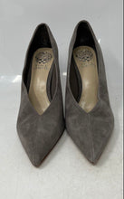 Load image into Gallery viewer, Vince Camuto Womens Ankia Gray Suede Pointed Toe Slip-On Pump Heels Size 8M
