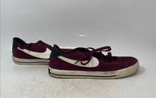 Load image into Gallery viewer, Nike Mens Court Legacy Canvas CW6539-601 Red Beige Lace-Up Sneaker Shoes Size 9
