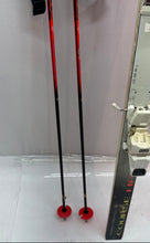 Load image into Gallery viewer, Dynastar Black And Gray Professional Winter Sports Skis Set With Poles
