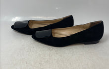 Load image into Gallery viewer, Bruno Magli Womens Black Suede Pointed Toe Slip-On Ballet Flats Size EUR 37
