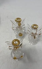 Load image into Gallery viewer, Musical Worry Box With Three Hand Spun Angels In Velvet Case
