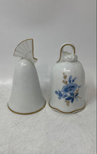 Load image into Gallery viewer, Antique Lot Of 2 Pcs Assorted White Engraved Porcelain Collectible Bells
