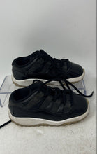 Load image into Gallery viewer, Nike Kids Jordan 11 Retro Low 505836-001 Black Leather Sneaker Shoes Size 8C
