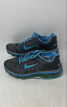 Load image into Gallery viewer, Nike Womens Air Max+ 2011 429890-043 Blue And Gray Running Shoes Size 8.5
