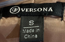 Load image into Gallery viewer, Versona Womens Brown Notch Lapel One-Button Vest &amp; Shorts 2 Pc Set Sz S/2 W/ Tag
