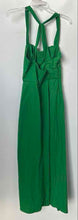 Load image into Gallery viewer, Zara Womens Green Sleeveless Collarless Side Zipper Wrap Dress Size Small
