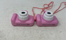 Load image into Gallery viewer, Set Of 2 Pcs Gems MDC1 Pink White Kids Compact Mini Digital Cameras Not Tested
