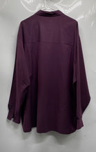 Load image into Gallery viewer, Kenneth Cole Mens Wine Long Sleeve Pocket Regular Fit Button-Up Shirt Size 2XB
