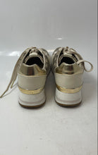 Load image into Gallery viewer, Michael Kors Womens Monique Beige Monogram Print Low Top Sneakers Shoes Size 9 M
