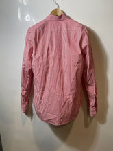 Load image into Gallery viewer, Authentic Carolina Herrera Mens White Red Long Sleeve Dress Shirt Size 15.5
