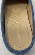 Load image into Gallery viewer, Michael Kors Womens Greta Blue Slip-On Moc Toe Denim Mule Flats Size 6 M
