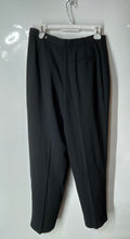 Load image into Gallery viewer, Liz Claiborne Womens Black Pleated Front Wide-Leg Dress Pants Size 12 With Tag
