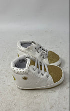 Load image into Gallery viewer, Juicy Couture Baby Girls Saratoga White Gold Slip-On Sneaker Shoes Sz 3M In Box
