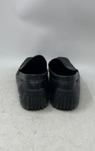 Load image into Gallery viewer, Lacoste Mens Argon Lexi 2 Black Leather Moc Toe Slip-On Loafer Shoes Size 9.5
