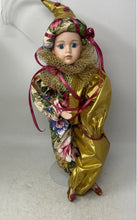 Load image into Gallery viewer, Seymour Mann Floral Gold Costume Connoisseur Collection Porcelain Doll
