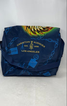 Load image into Gallery viewer, Christian Audigier Mens Multicolor Printed Adjustable Strap Flap Messenger Bag
