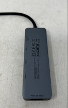 Load image into Gallery viewer, Benfei Model 000360 Gray Portable 5-In-1 HDMI 4K 30Hz USB-C Hub Untested
