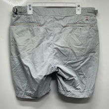Load image into Gallery viewer, Psycho Bunny Mens Gray Cotton Slash Pocket Cuffed Classic Chino Shorts Size 36

