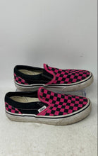 Load image into Gallery viewer, Vans Girls Classic 721356 Pink Black Checkerboard Slip-On Sneakers Shoes Size 2
