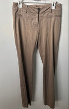 Load image into Gallery viewer, Zara Basic Womens Brown Flat Front Pockets Straight Leg Dress Pants Size 4

