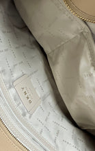 Load image into Gallery viewer, DKNY Womens Brown Leather Inner Pockets Double Handle Tote Handbag
