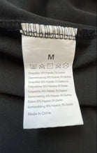 Load image into Gallery viewer, Alo Womens Black Short Sleeve Crew Neck Pullover T-Shirt Dress Size Medium
