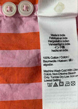 Load image into Gallery viewer, J.Crew Womens Orange Striped Cotton Classic Fit Poplin Button-Up Shirt Size 2
