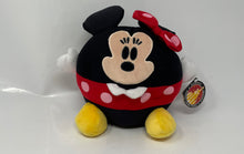 Load image into Gallery viewer, Disney Theme Parks Minnie Mouse 5” Round Spandex Bean Bag Ball Plush Toy
