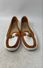 Load image into Gallery viewer, Cole Haan Womens White Brown Leather Slip-On Loafer Shoes Size 9.5 B
