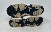 Load image into Gallery viewer, Nike Boys Air Jordan 6 Retro 136038-141 White Blue Lace-Up Sneaker Shoes Size 3Y

