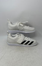Load image into Gallery viewer, Adidas Mens Powerlift 4 BC0347 White Black Lace-Up Weightlifting Shoes Size 8.5

