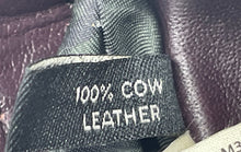 Load image into Gallery viewer, Authentic Marc By Marc Jacobs Womens Burgundy Leather Crossbody Bag Worn
