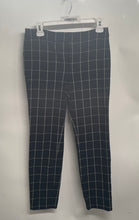 Load image into Gallery viewer, Lauren Ralph Lauren Womens Black White Windowpane Print Ankle Pants Size 2

