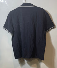 Load image into Gallery viewer, Armani Exchange Mens Navy Cotton Short Sleeve Collared Polo Shirt Size Large
