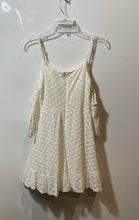 Load image into Gallery viewer, BSL Womens White Floral Spaghetti Strap Back-Zip Mini Dress Size XS
