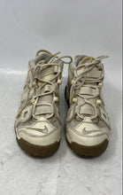 Load image into Gallery viewer, Nike Boys Air More Uptempo DX1939-100 White And Brown Sneakers Shoes Size 4Y
